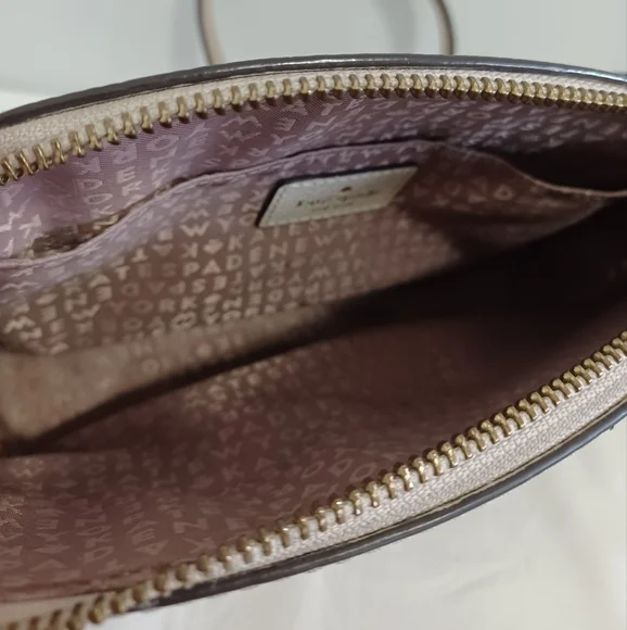 Kate Spade purse crossbody cream/tan - Picture 8 of 13